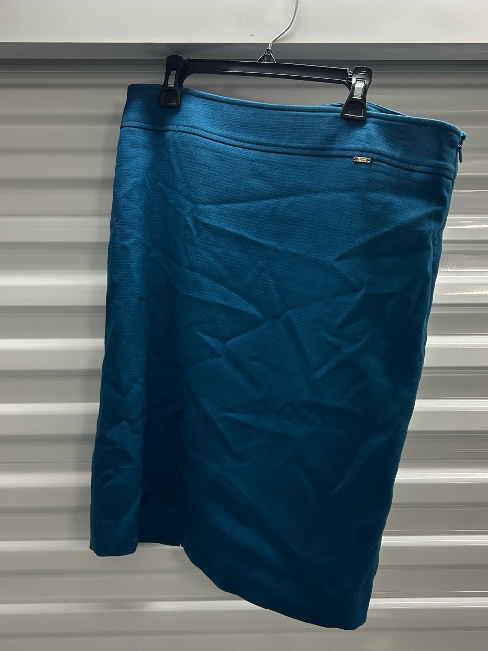 Tahari ASL Teal Pencil Skirt